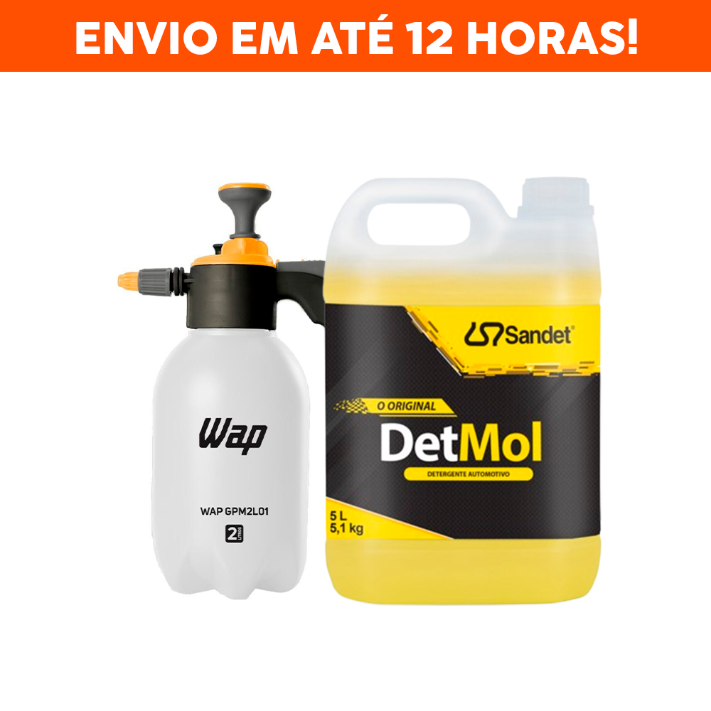 Detmol Limpeza Pesada 5L + Brinde (Pulverizador)