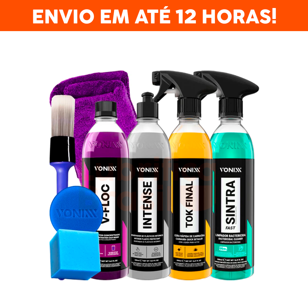 Kit Vonixx Completo - Lavagem automotiva Carro/Moto